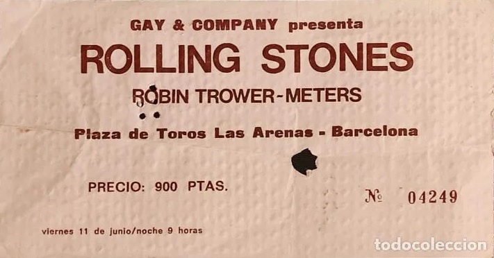 Rolling Stones Barcelona 1976